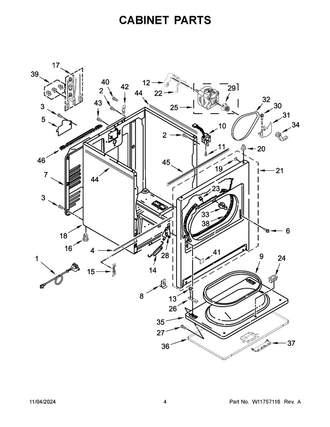 Diagram for CDGW7011RW0