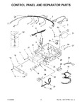 Diagram for 02 - Control Panel And Separator Parts