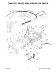 Diagram for 02 - Control Panel And Separator Parts