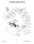 Diagram for 02 - Top And Console Parts