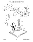 Diagram for 02 - Top And Console Parts