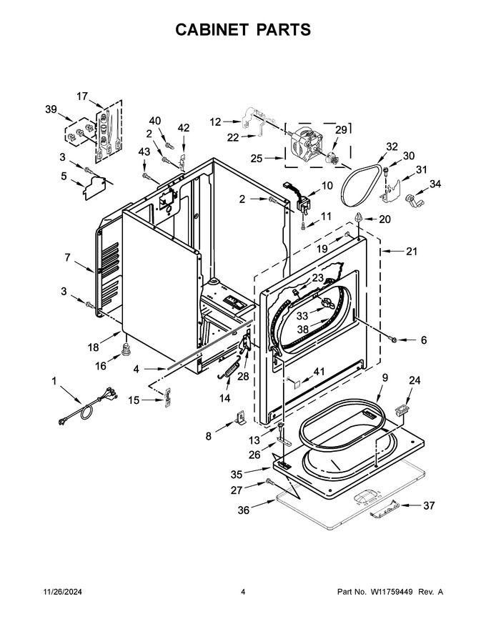 Diagram for CDGW7110RW0