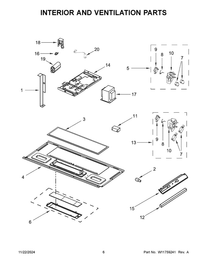 Diagram for WMH32519HW10