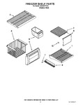 Diagram for 03 - Freezer Shelf Parts