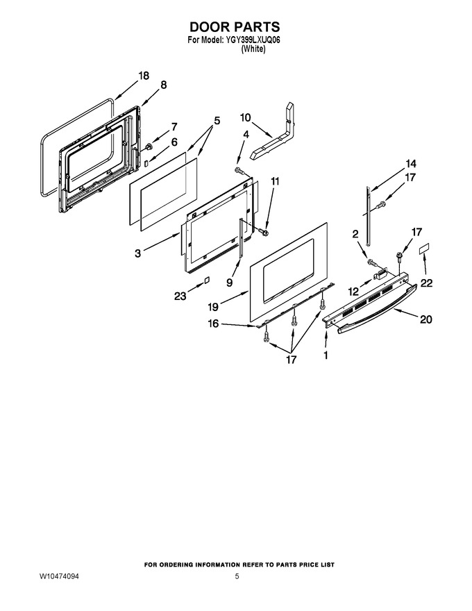 Diagram for YGY399LXUQ06