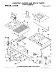 Diagram for 01 - Cooktop, Burner And Grate Parts