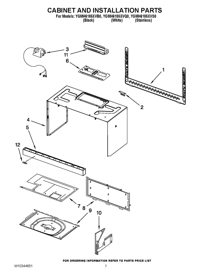 Diagram for YGMH6185XVS0