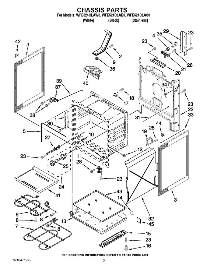 Diagram for WFE524CLAW0