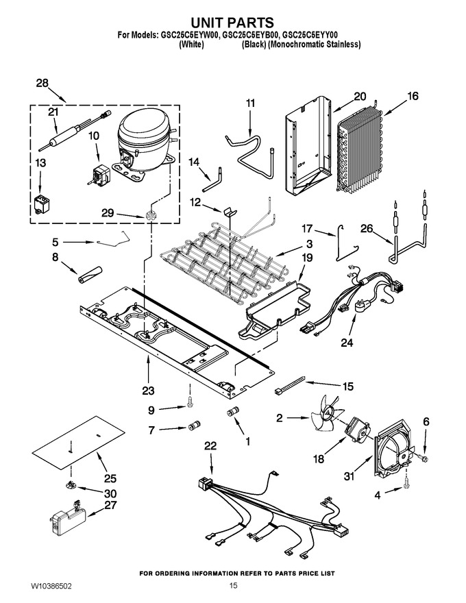 Diagram for GSC25C5EYW00