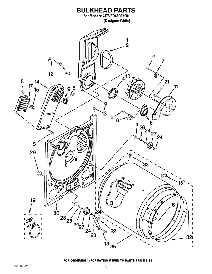 Diagram for 3DWED4800YQ0