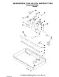 Diagram for 02 - Burner Box, Gas Valves, And Switches