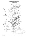 Diagram for 02 - Control Panel Parts