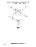 Diagram for 11 - Lower Washarm And Strainer Parts