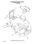 Diagram for 08 - Dispenser Front Parts