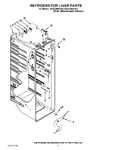 Diagram for 02 - Refrigerator Liner Parts