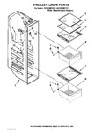 Diagram for 04 - Freezer Liner Parts