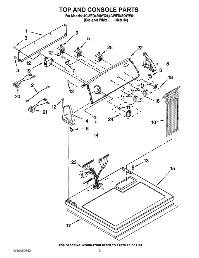 Diagram for 4GWED4900YW0