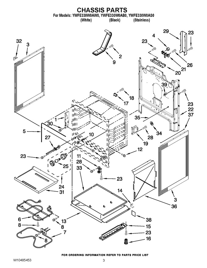 Diagram for YWFE330W0AS0