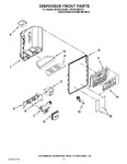 Diagram for 08 - Dispenser Front Parts