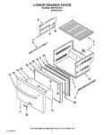 Diagram for 04 - Lower Drawer Parts