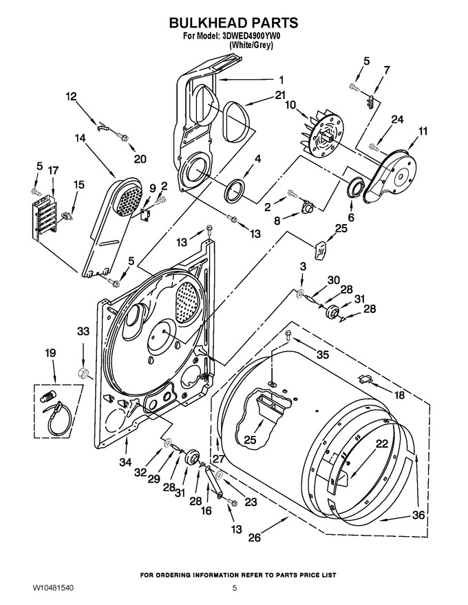 Diagram for 3DWED4900YW0