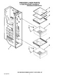 Diagram for 04 - Freezer Liner Parts