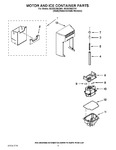 Diagram for 05 - Motor And Ice Container Parts