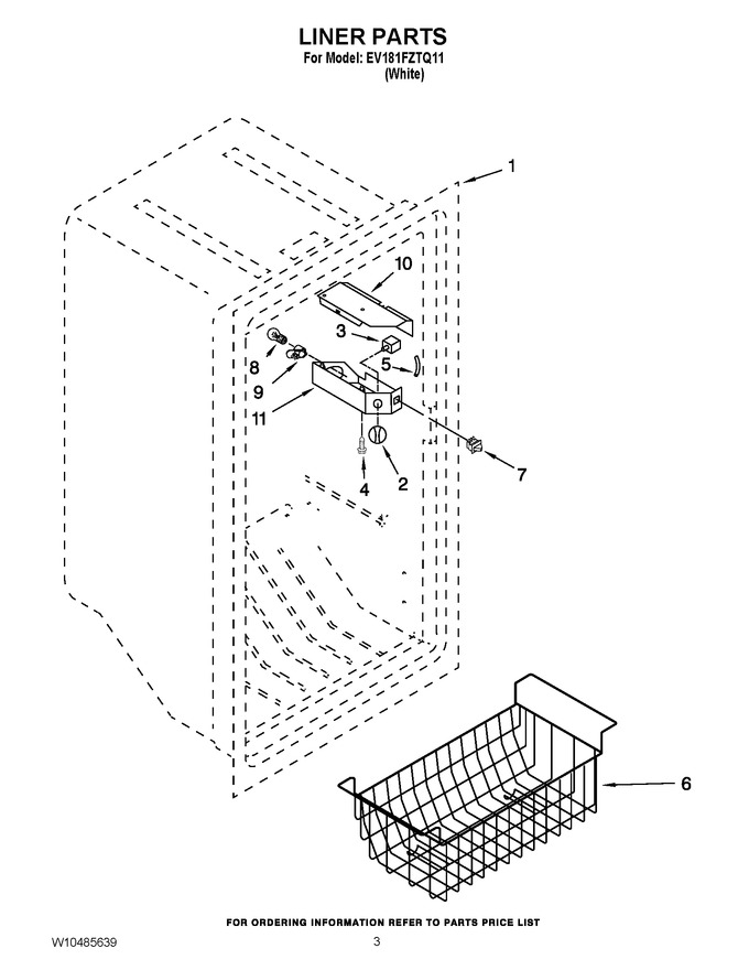 Diagram for EV181FZTQ11