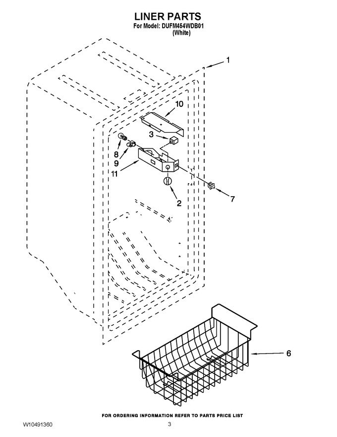 Diagram for DUFM454WDB01