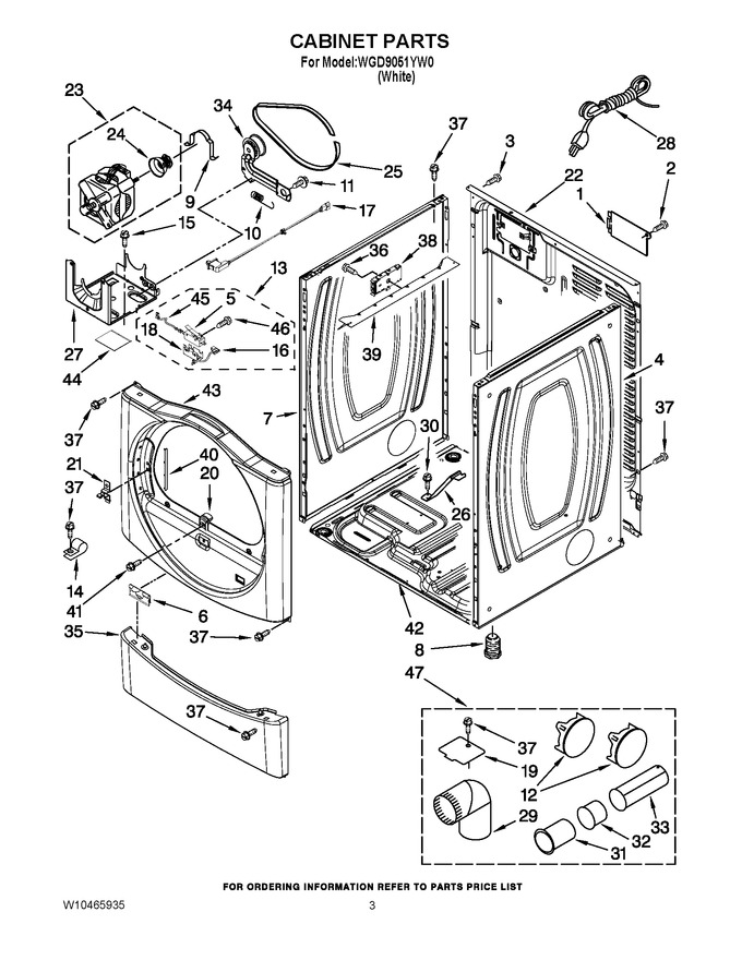 Diagram for WGD9051YW0