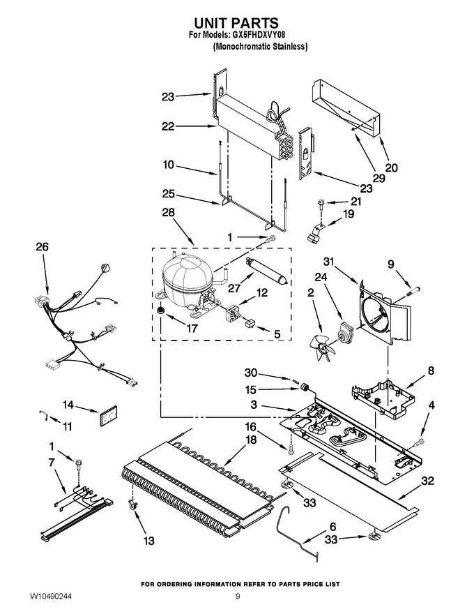 Diagram for GX5FHDXVY08