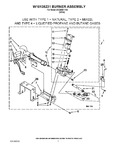 Diagram for 04 - W10135231 Burner Assembly