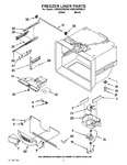 Diagram for 02 - Freezer Liner Parts