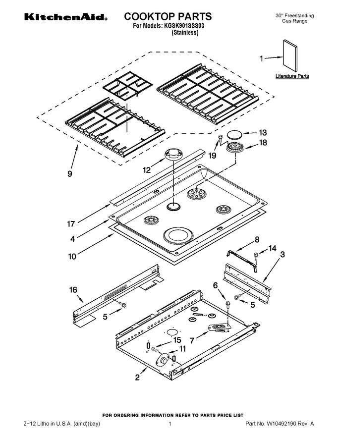 Diagram for KGSK901SSS03