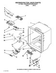 Diagram for 03 - Refrigerator Liner Parts