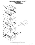 Diagram for 03 - Refrigerator Shelf Parts