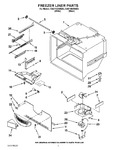 Diagram for 02 - Freezer Liner Parts