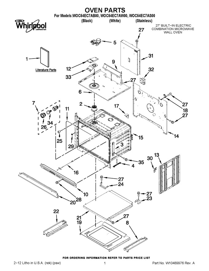 Diagram for WOC54EC7AS00