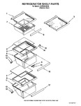 Diagram for 03 - Refrigerator Shelf Parts