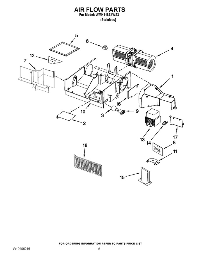 Diagram for WMH1164XWS3