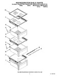 Diagram for 03 - Refrigerator Shelf Parts