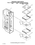 Diagram for 04 - Freezer Liner Parts