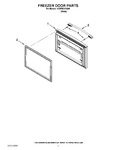 Diagram for 03 - Freezer Door Parts