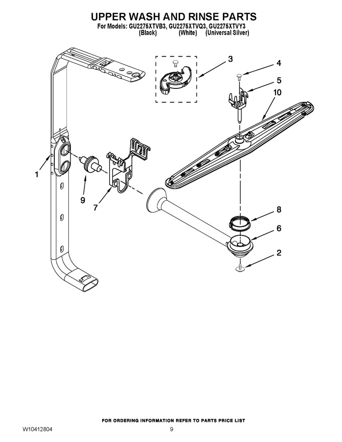 Diagram for GU2275XTVY3