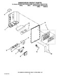 Diagram for 08 - Dispenser Front Parts