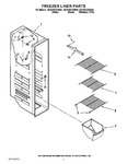 Diagram for 04 - Freezer Liner Parts