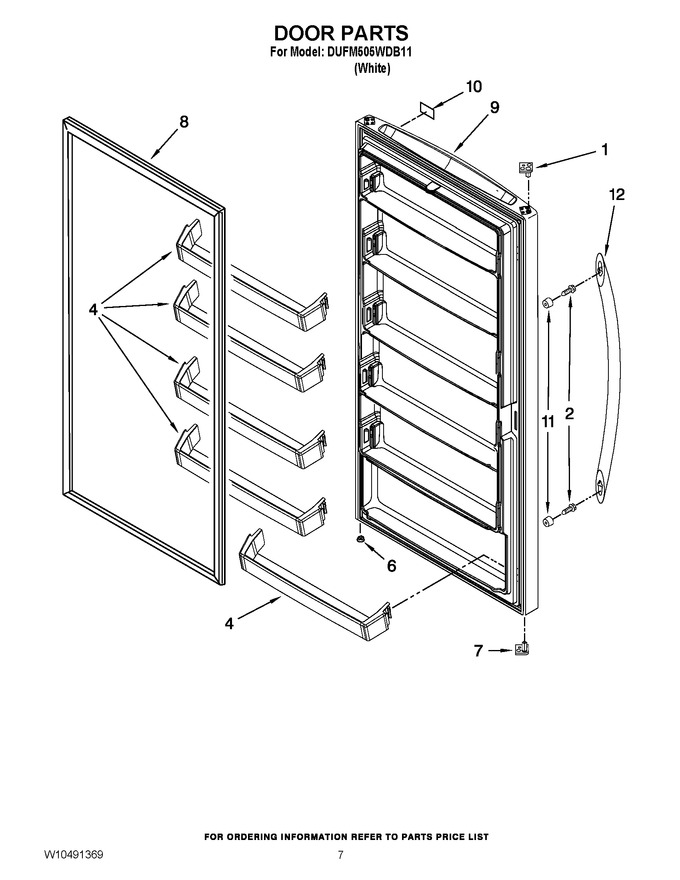 Diagram for DUFM505WDB11