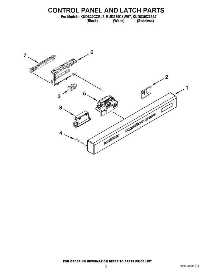 Diagram for KUDS30CXWH7