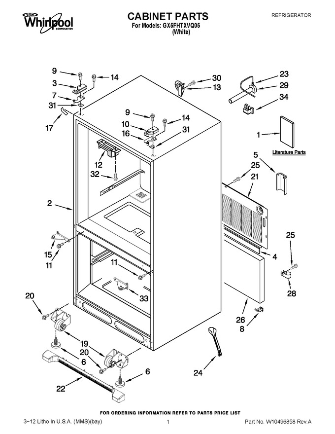 Diagram for GX5FHTXVQ05