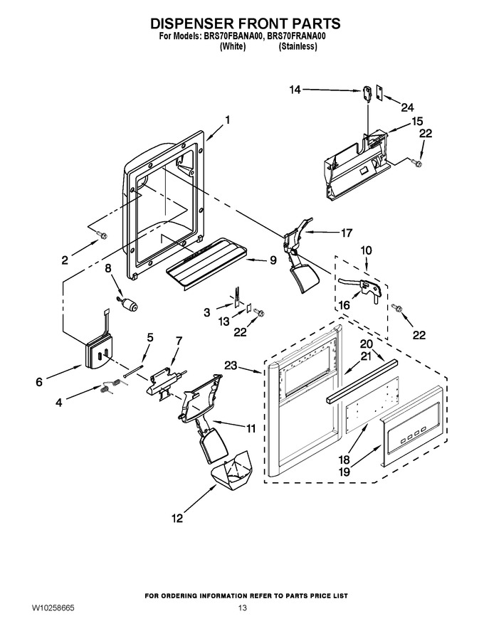 Diagram for BRS70FRANA00